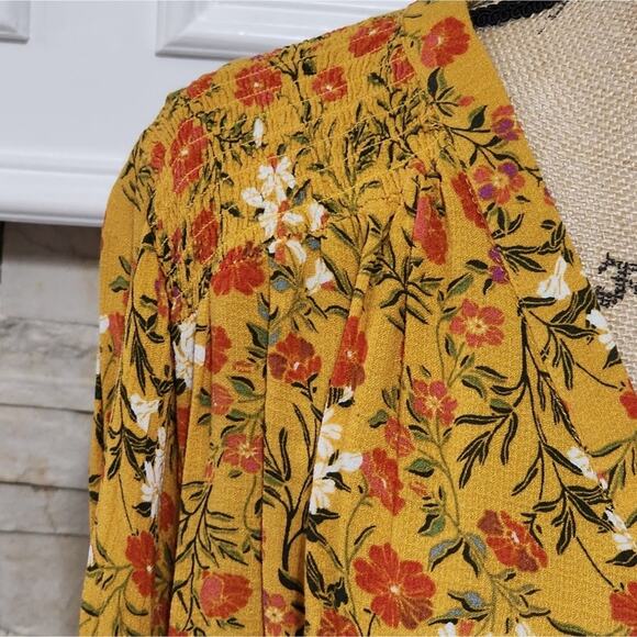 Jones‎ New York orange and red floral boho blouse plus size 3X New!!! - Picture 3 of 8